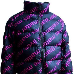 NEW Short Puffer jacket women black Size XL